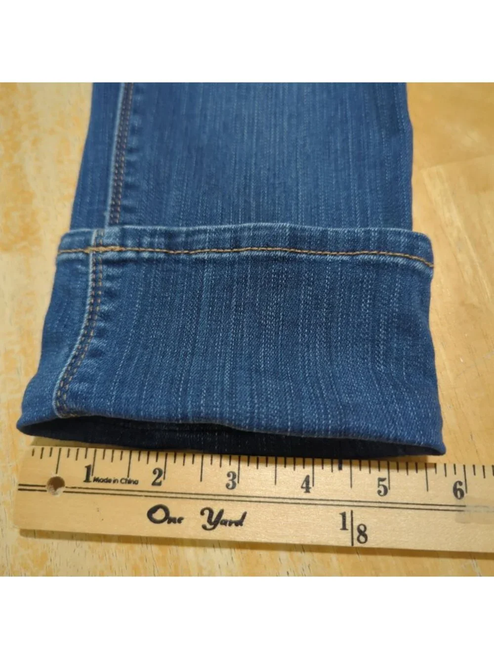 White House Black Market Womens Jeans 2 Slim Crop Low Rise Blue Stretch Denim 27